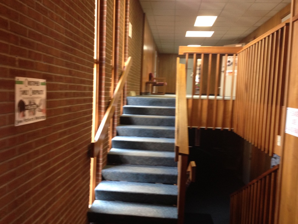 10. Go up the stairs , follow signs for Christopher Family Chiropractic to Find Buffalo Family Chiropractor virtual tour